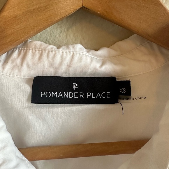 Tuckernuck Pomander Place Ella Collared Classic Mini Shirt Dress - Picture 4 of 13